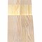 Ekena Millwork Portland Rough Sawn Timber Gable Bracket, Douglas Fir, 48"W x 10"H x 6"D x 6"F, 5/12 Pitch GBW048X10X0606POR00RDF - alternate 5